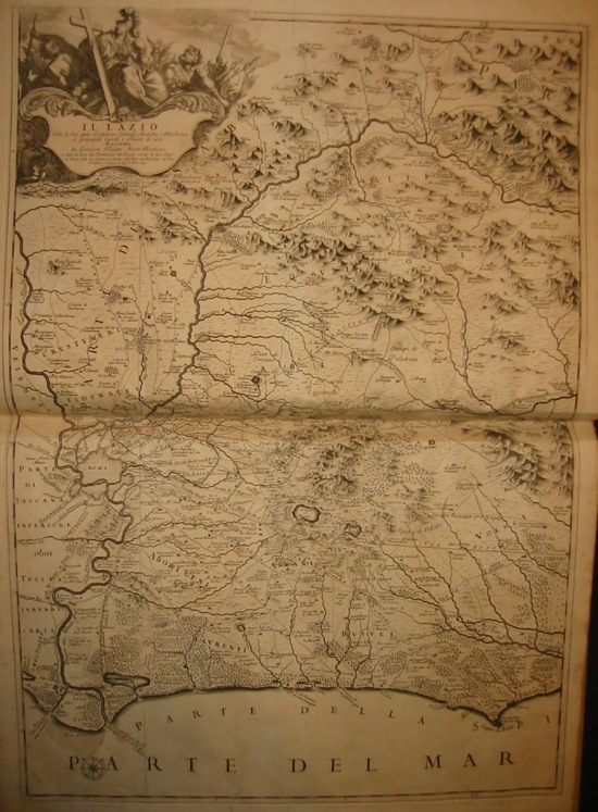 Ameti Giacomo Filippo Il Lazio con le sue più cospicue Strade antiche e moderne, e principali Casali e Tenute di esso descritto da Giacomo Filippo Ameti romano... 1693 Roma (Domenico De Rossi) 